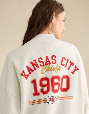 NFL Kansas City Chiefs Everyday Luxe Mock Neck Sweatshirt
