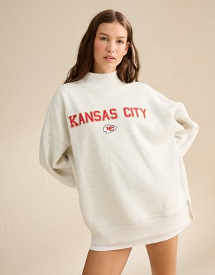 NFL Kansas City Chiefs Everyday Luxe Mock Neck Sweatshirt