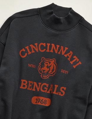 NFL Cincinnati Bengals Everyday Luxe Mock Neck Sweatshirt