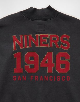 NFL San Francisco 49ers Everyday Luxe Mock Neck Sweatshirt