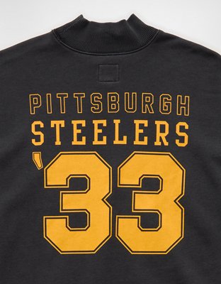 NFL Pittsburgh Steelers Everyday Luxe Mock Neck Sweatshirt