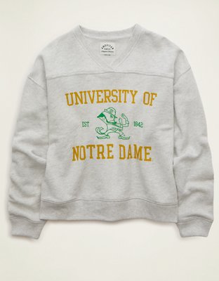 AE Notre Dame V-Neck Graphic Sweatshirt