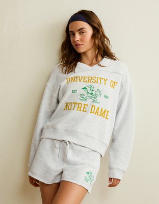 AE Notre Dame V-Neck Graphic Sweatshirt