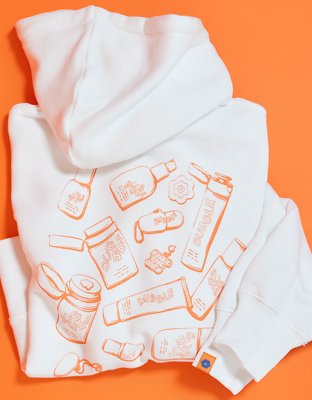 rough&swell BIG ARCH SWEAT ベージュ　M AE x Bubble Fleece Hoodie | American Eagle