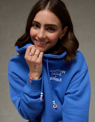 AE x Bubble Fleece Hoodie | American Eagle