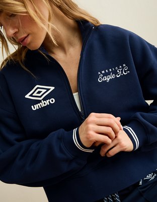 AE x Umbro Quarter Zip Sweatshirt | American Eagle