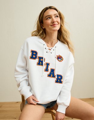 AE | Off Campus Lace-Up Sweatshirt | American Eagle