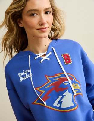 AE | Off Campus Lace-Up Sweatshirt | American Eagle