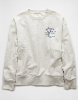 AE Everyday Luxe Destination Graphic Crew Neck Sweatshirt