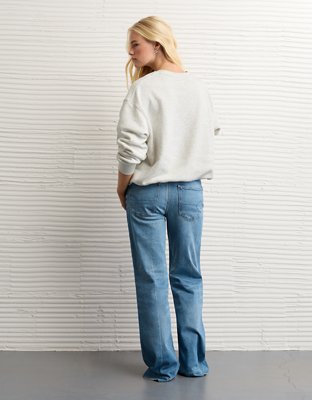 AE Everyday Luxe Food Graphic Crew Neck Sweatshirt