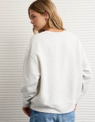 AE Everyday Luxe Destination Graphic Crew Neck Sweatshirt
