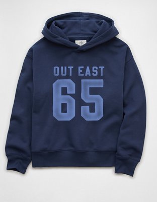 AE Everyday Luxe Graphic Hoodie | American Eagle