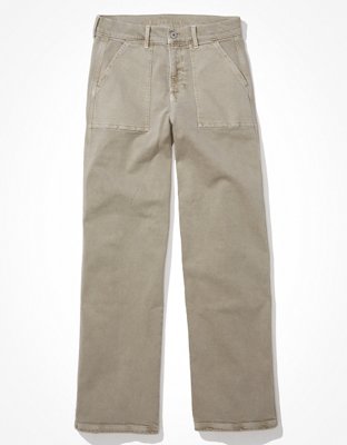 Женские брюки American Eagle AE Stretch Super High-Waisted Baggy Wide-Leg Pant — фото 3