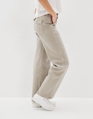 AE Stretch Super High-Waisted Baggy Wide-Leg Pant