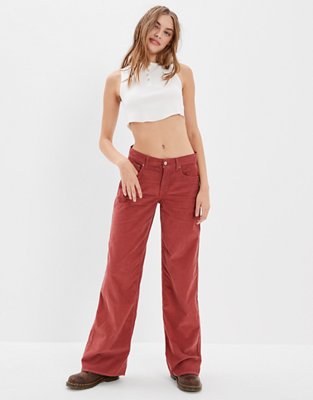 ae low rise baggy straight jean