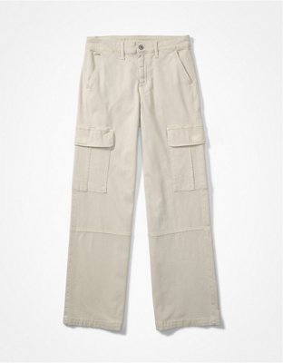 Женские джинсы American Eagle AE Stretch Super High-Waisted Cargo Wide-Leg Pant — фото 3