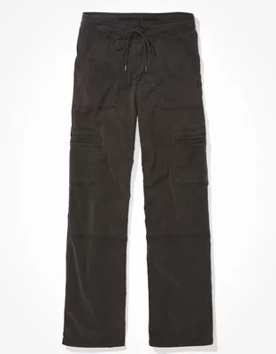 AE Dreamy Drape Stretch Super High-Waisted Baggy Wide-Leg Pant