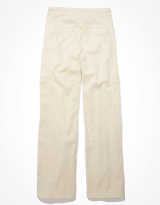 AE Dreamy Drape Stretch Super High-Waisted Baggy Wide-Leg Cargo Pant