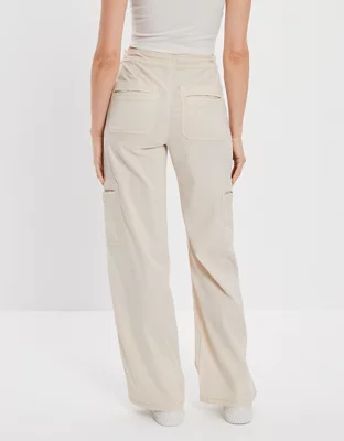 AE Dreamy Drape Stretch Super High-Waisted Baggy Wide-Leg Pant