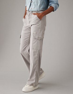 AE Dreamy Drape Stretch Cargo Super HighWaisted Baggy WideLeg Pant