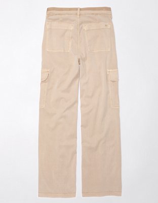 AE Dreamy Drape Stretch Cargo Super High-Waisted Baggy Wide-Leg Pant