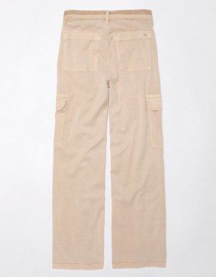 AE Dreamy Drape Stretch Cargo Super High-Waisted Baggy Wide-Leg Pant