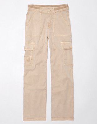 AE Dreamy Drape Stretch Cargo Super High-Waisted Baggy Wide-Leg Pant