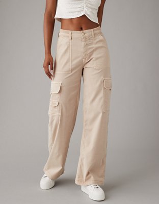 AE Dreamy Drape Stretch Cargo Super High-Waisted Baggy Wide-Leg Pant