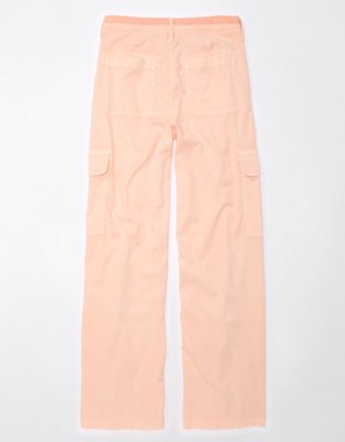 AE Dreamy Drape Stretch Cargo Super High-Waisted Baggy Wide-Leg Pant