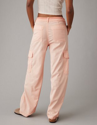 AE Dreamy Drape Stretch Cargo Super High-Waisted Baggy Wide-Leg Pant