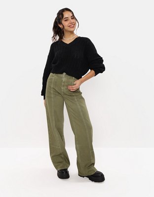 AE Super High-Waisted Baggy Wide-Leg Pant