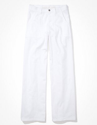 Aerie High Waisted Shine Wide Leg Pant  Casual wide leg pants, Wide leg  pants, Wide leg denim