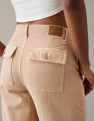 AE Stretch Super High-Waisted Baggy Wide-Leg Pant