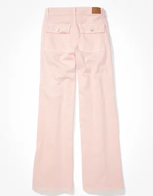 AE Stretch Super High-Waisted Baggy Wide-Leg Pant
