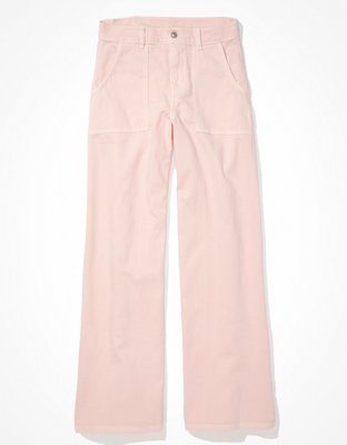 AE Stretch Super High-Waisted Baggy Wide-Leg Cargo Pant