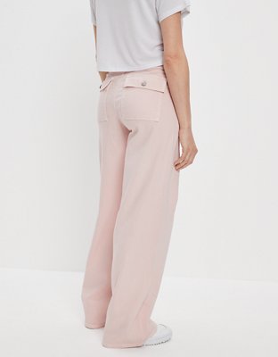 AE Stretch Super High-Waisted Baggy Wide-Leg Pant