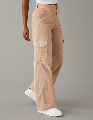 AE Dreamy Drape Stretch Corduroy Super High-Waisted Baggy Wide-Leg Pant