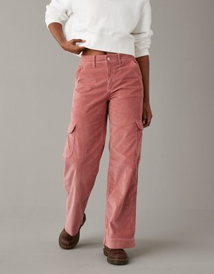 AE Dreamy Drape Stretch Corduroy Super High-Waisted Baggy Wide-Leg Pant