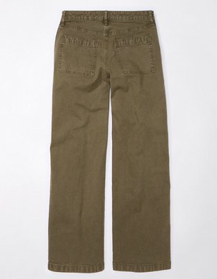 AE x The Ziegler Sisters Stretch High-Waisted Baggy Wide-Leg Pant