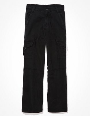 AE Dreamy Drape Stretch Super High-Waisted Baggy Wide-Leg Cargo Pant