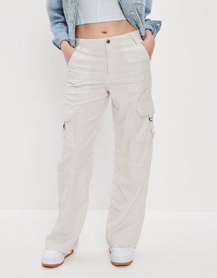 AE Dreamy Drape Stretch Cargo Super High-Waisted Baggy Wide-Leg Pant