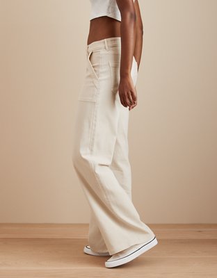 AE Dreamy Drape Stretch Super High-Waisted Baggy Wide-Leg Pant