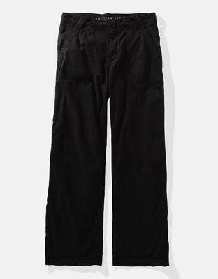 AE Dreamy Drape High-Waisted Baggy Wide-Leg Convertible Pant