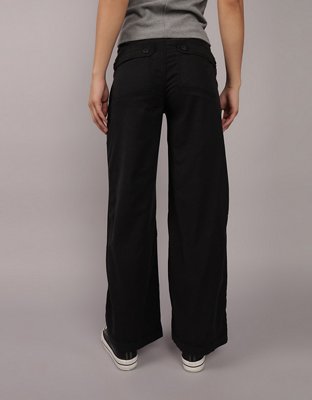 AE Dreamy Drape High-Waisted Baggy Wide-Leg Convertible Pant