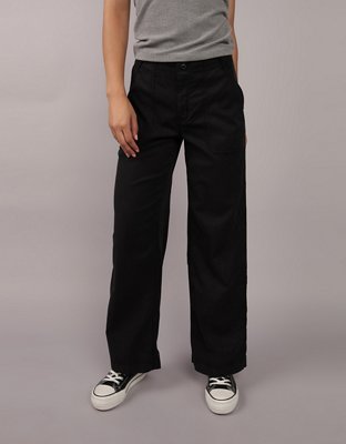 AE Dreamy Drape High-Waisted Baggy Wide-Leg Convertible Pant