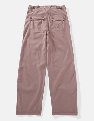 AE Dreamy Drape High-Waisted Baggy Wide-Leg Convertible Pant