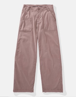 AE Dreamy Drape High-Waisted Baggy Wide-Leg Convertible Pant