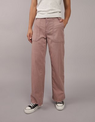 AE Dreamy Drape High-Waisted Baggy Wide-Leg Convertible Pant