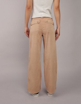 AE Dreamy Drape High-Waisted Baggy Wide-Leg Convertible Pant