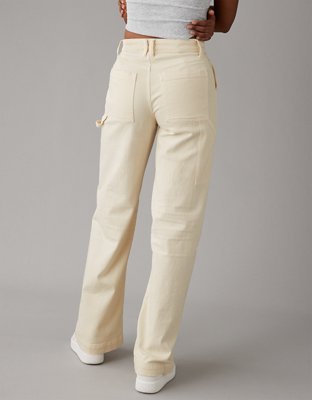 AE Dreamy Drape Woven Super High-Waisted Baggy Wide-Leg Pant